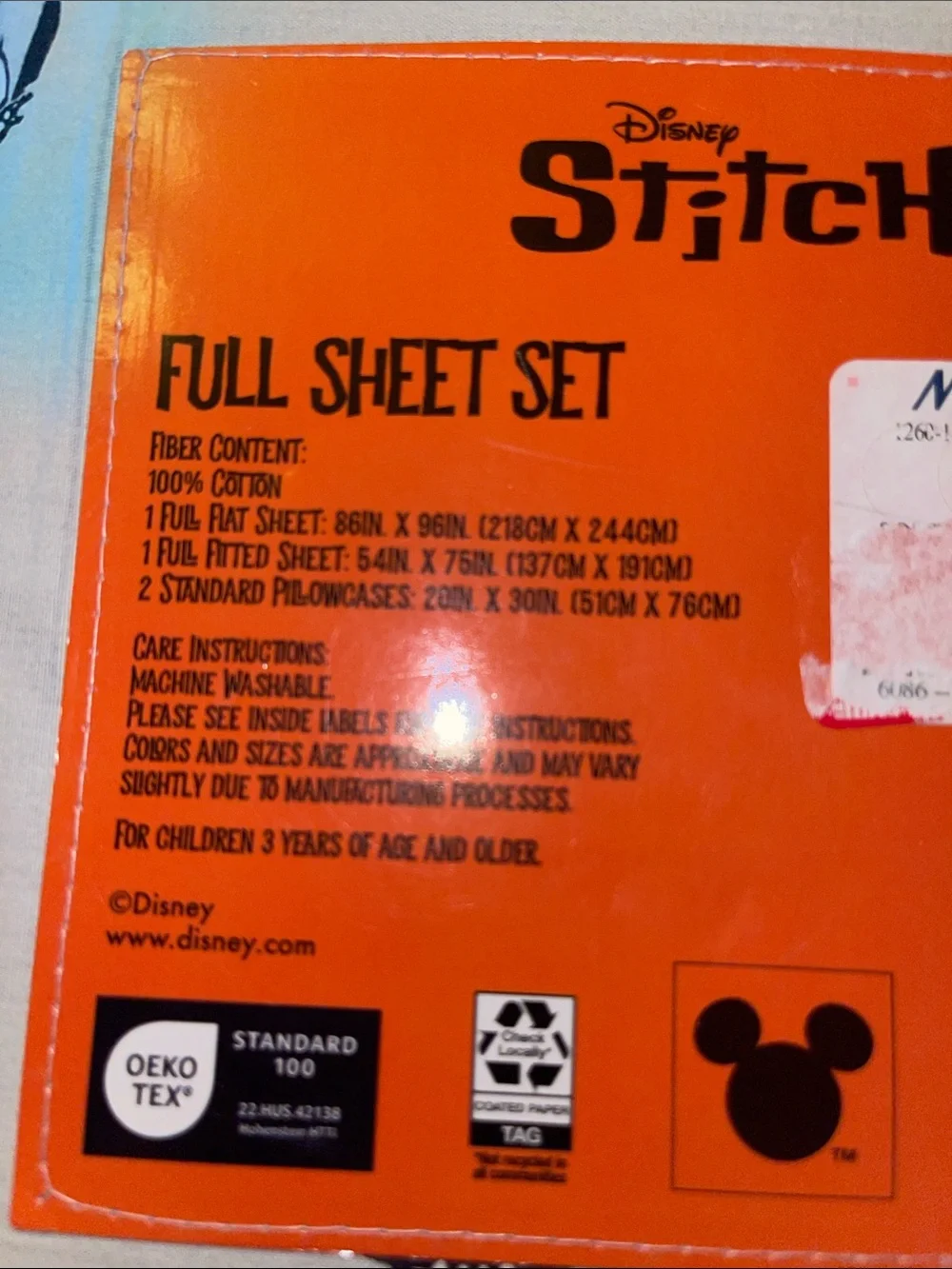 Disney full sheet